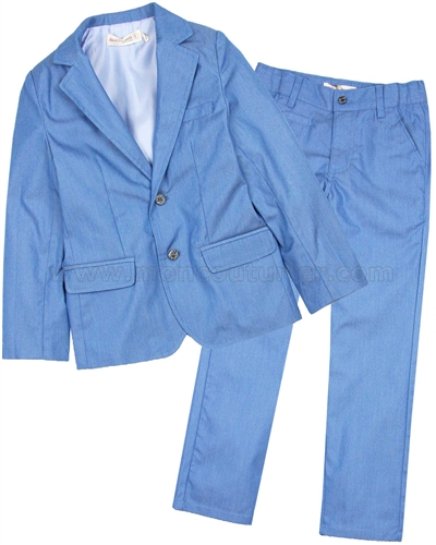Deux par Deux Blue Jacket and Pants Cool Class