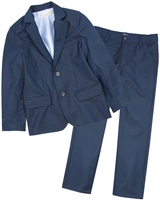 Deux par Deux Dark Blue Jacket and Pants Cool Class