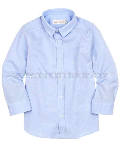 Deux par Deux Blue Shirt Cool Class