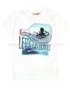 Deux par Deux White T-shirt with Print Le Grand Bleu
