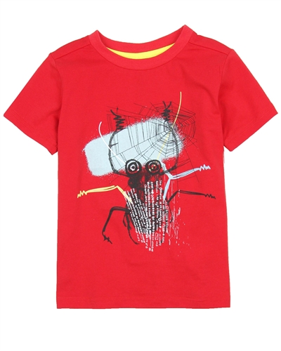 Deux par Deux Red T-shirt with Print  Bugs Bebop