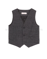 Deux par Deux Charcoal Vest Suit up