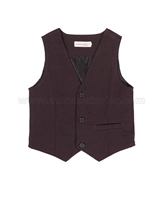Deux par Deux Burgundy Vest Suit up