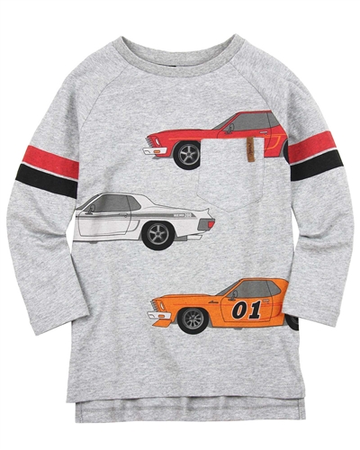 Deux par Deux Boys T-shirt with Cars Print Boys will be Boys