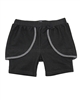 Deux par Deux Jegging Shorts Black