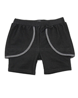 DEUX PAR DEUX Girls' Jegging Shorts Black, Sizes 2-12