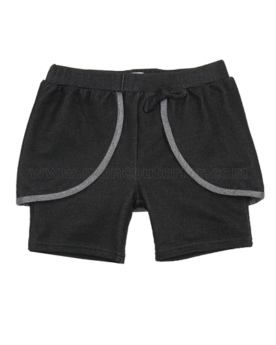 Deux par Deux Jegging Shorts Black