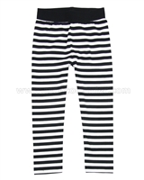 Deux par Deux Striped Leggings Jungle Pop