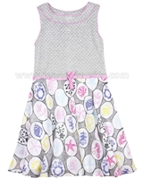 Deux par Deux Dot and Print Flounce Ocean Ballad