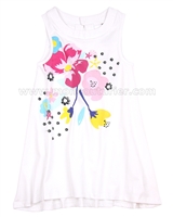 Deux par Deux White Jersey Tunic Ocean Ballad
