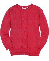 DEUX PAR DEUX Girls' Cable Sweater an Eye on Fashion, Sizes 5-12