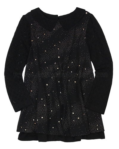 Deux par Deux Stars and Lace Tunic Starmania