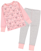 Deux par Deux Print and Dots Pants Pyjamas Set