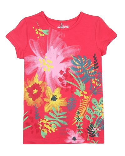 Deux par Deux Red T-shirt Flamingo Edit