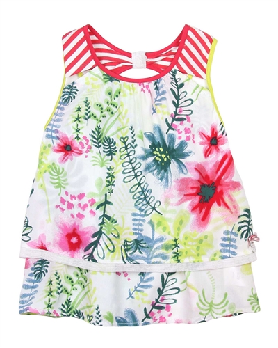 Deux par Deux Printed Top Flamingo Edit