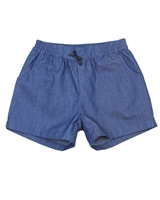 Deux par Deux Chambray Shorts High Style at Low Tide