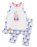 Deux par Deux Baby Top and Leggings Set Cold Press Fashion