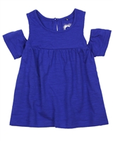 Deux par Deux Open Shoulder Top Press Fashion