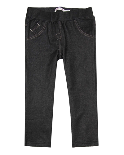 Deux par Deux Basic Black 3/4 Jeggings