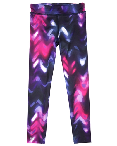 Deux par Deux Printed Sport Leggings Ready, Set, Go!
