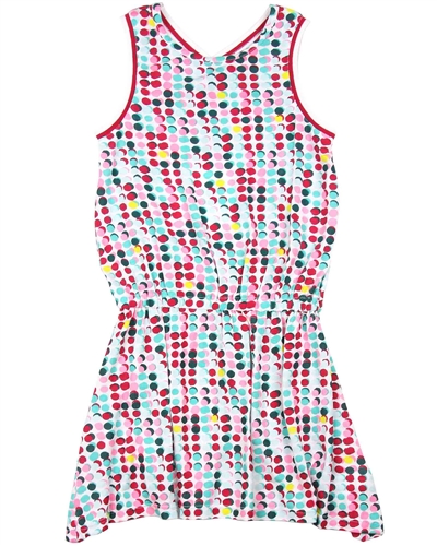Deux par Deux Multi Colour Polka Dot Dress The Cockatoo Edit