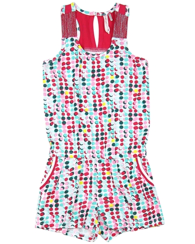 Deux par Deux Multi Colour Polka Dot Romper The Cockatoo Edit