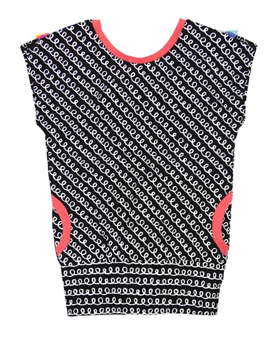 Deux par Deux Tunic in Spirals Stripes Print The Artist!