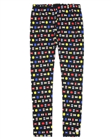 DEUX PAR DEUX Girls' Printed Leggings Pompom Girls, Sizes 3-12