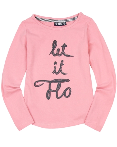 Dress Like Flo Top with Letters Print