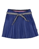 Dress Like Flo Pleather Plisse Skirt Blue