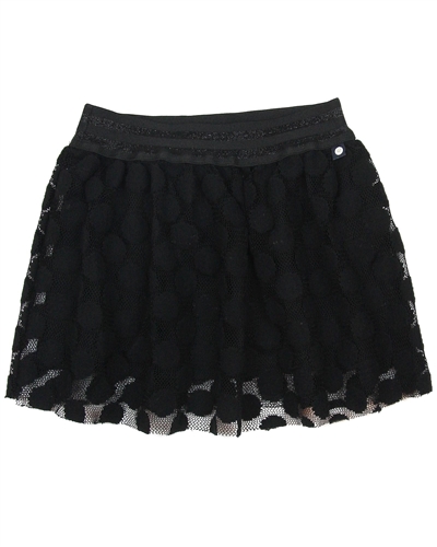 Dress Like Flo Dotted Mesh Skirt
