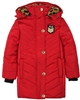 Dress Like Flo Quilted Puffer Coat in Red