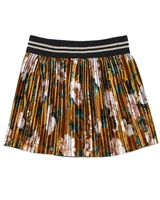 Dress Like Flo Velour Floral Print Skirt