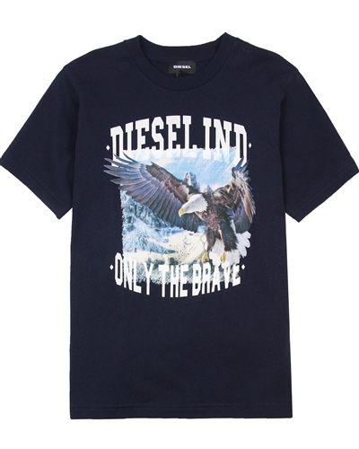 Diesel Boys T-shirt with Eagle Toshe