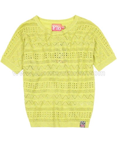 Dress Like Flo Crochet Top Suzy Yellow