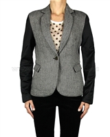 Eliane et Lena Women's Tweed Blazer Dodge