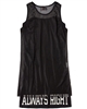 Gloss Junior Girls Jersey Dress with Mesh Overlay