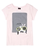 Gloss Junior Girl's T-shirt with Dog Print in Pink