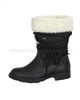 GEOX Girls Short Boots with Fur Jr Sofia