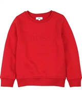 BOSS Boys Embroidered Logo Sweatshirt