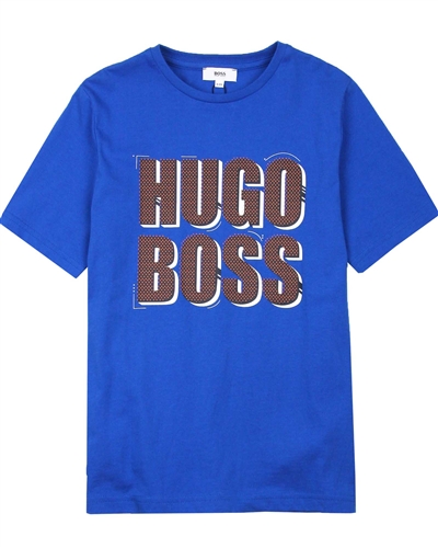 BOSS Boys T-shirt with Logo Print