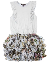 Imoga Dress with Chiffon Printed Skirt Joyce