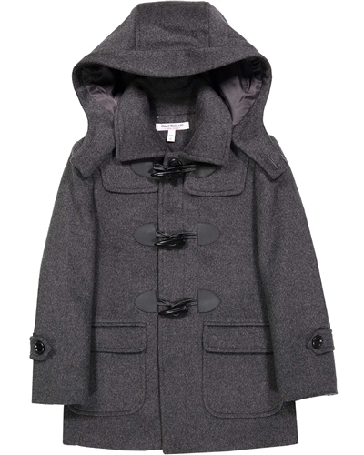 Isaac Mizrahi Boys' Duffle Coat in Gray