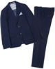 Isaac Mizrahi Boys' Two-Piece Wool Blend Check Suit