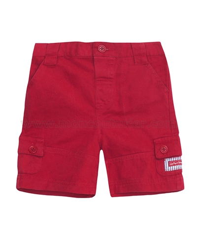 JoJo Maman Bebe Essential Twill Shorts Red