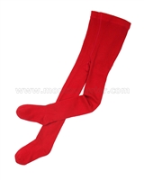 Jefferies Organic Cotton Seamless Tights Red