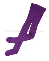Jefferies Organic Cotton Seamless Tights Purple