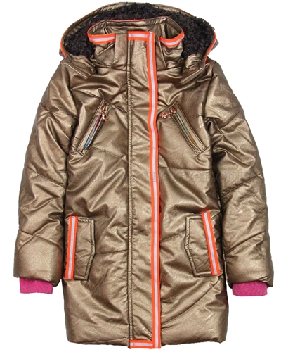 Kidz Art Puffer Coat in Bronze