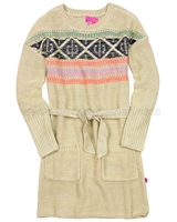 Kidz Art Knit Dress with Belt