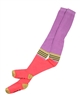 Kidz Art Knit Tights with Stripes Lilac